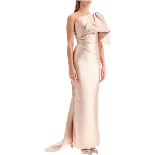 Glamouröses One-Shoulder Drapiertes Kleid , Damen, Größe: 2XS - Solace London - Modalova