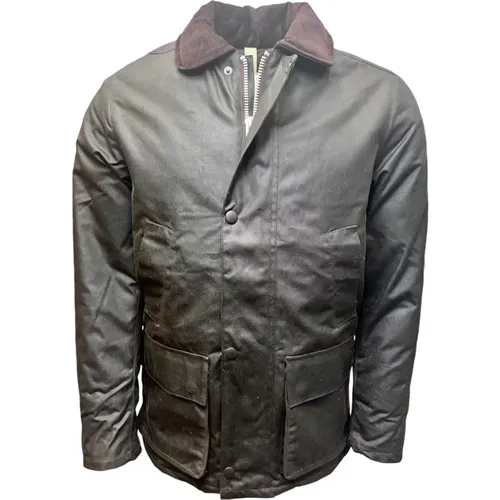 Waxed Jacket Curtis Model , male, Sizes: M - Brixtol Textiles - Modalova