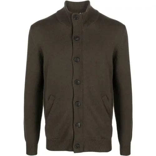 Bluson with zip and bottons , male, Sizes: M, 3XL - Brioni - Modalova