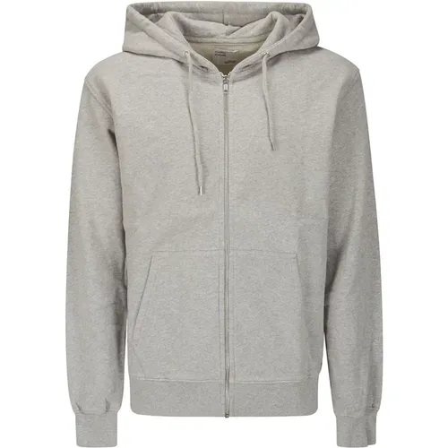 Hooded Zip Sweatshirt with Pockets , male, Sizes: L, S, M - Colorful Standard - Modalova