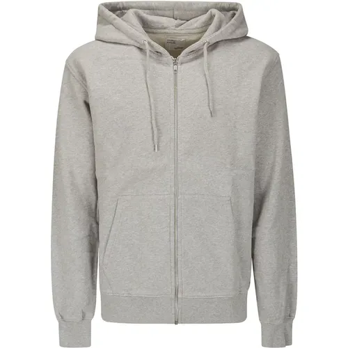 Hooded Zip Sweatshirt with Pockets , male, Sizes: XL, L, S, M - Colorful Standard - Modalova