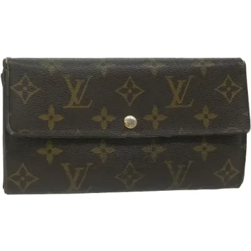 Pre-owned Canvas wallets , female, Sizes: ONE SIZE - Louis Vuitton Vintage - Modalova