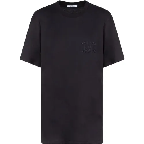 Besticktes Logo-T-Shirt , Herren, Größe: L - Max Mara - Modalova