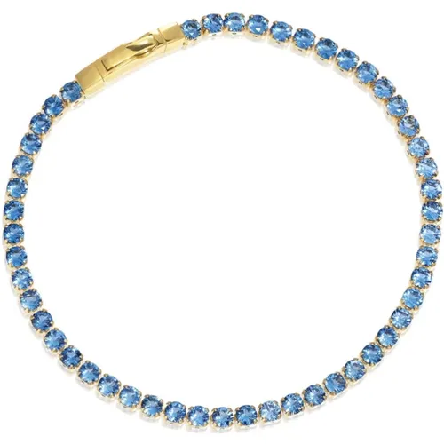 Grande Armband mit blauem Zirkon , Damen, Größe: XL - Sif Jakobs Jewellery - Modalova