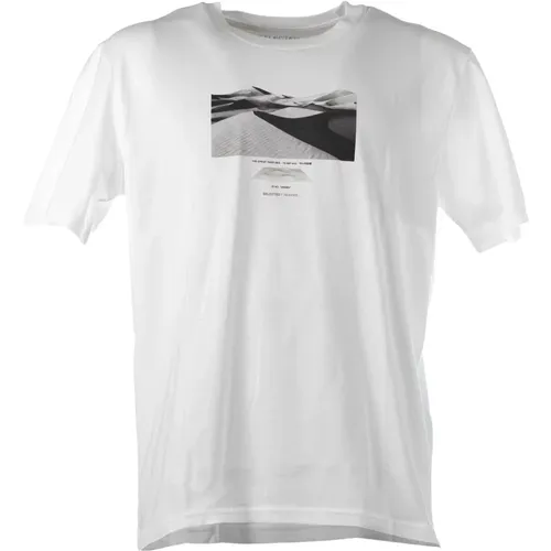 T-Shirt Selected Slhrelaxmorrey Print Ss O-Neck Tee W , Herren, Größe: 2XL - Selected Homme - Modalova