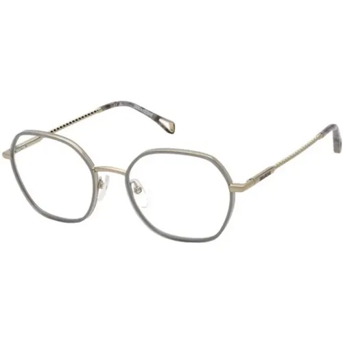 Stylish Light Gold Glasses , unisex, Sizes: 51 MM - Zadig & Voltaire - Modalova