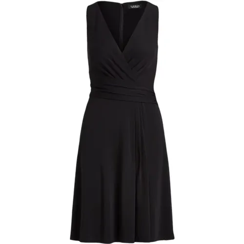 Elegantes Schwarzes Kleid , Damen, Größe: M - Ralph Lauren - Modalova