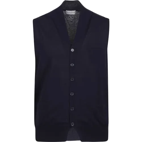 Plain V-Neck Vest , male, Sizes: 2XL, XL, 4XL - Ballantyne - Modalova