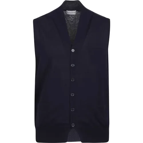 Plain V-Neck Vest , male, Sizes: M, 2XL, XL, 4XL - Ballantyne - Modalova