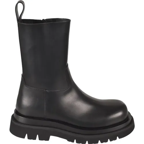 Lug Calfskin Boots , male, Sizes: 8 UK, 6 UK, 7 UK, 7 1/2 UK - Bottega Veneta - Modalova