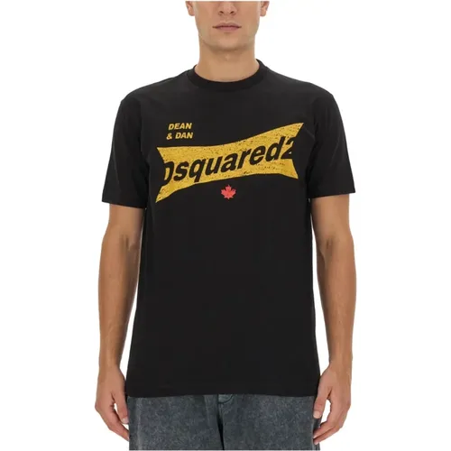 Cool Fit Logo Print T-Shirt - Dsquared2 - Modalova