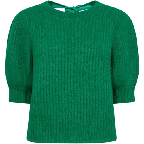 Grüner Pullover mit offenem Rücken - Co'Couture - Modalova