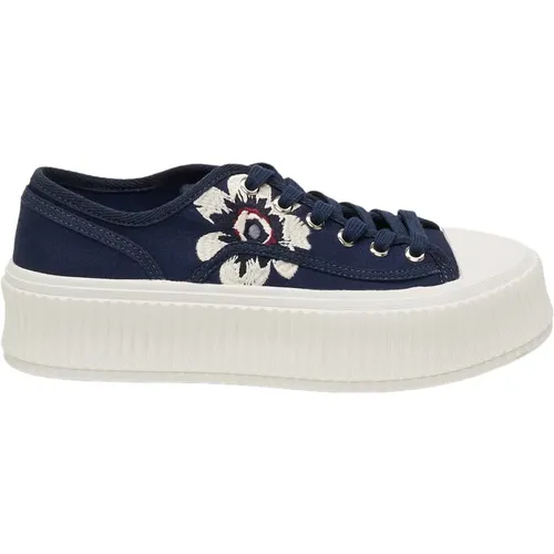 Floral Embroidered Platform Sneakers , female, Sizes: 8 UK, 5 UK, 4 UK - dorothee schumacher - Modalova