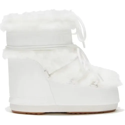 Low Faux Fur Sneakers , female, Sizes: 6 UK - moon boot - Modalova