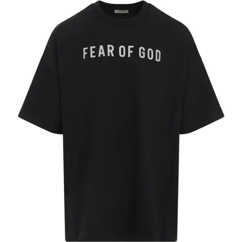 Schwarzes T-Shirt Moderne Herrenmode - Fear Of God - Modalova