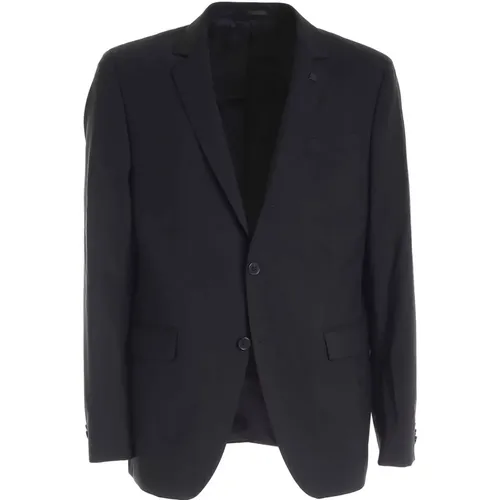 Two-Buttons Stretch Wool Jacket , male, Sizes: L - Karl Lagerfeld - Modalova