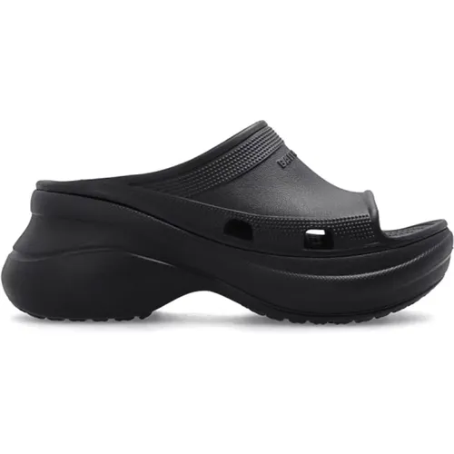 X Crocs , female, Sizes: 4 UK - Balenciaga - Modalova