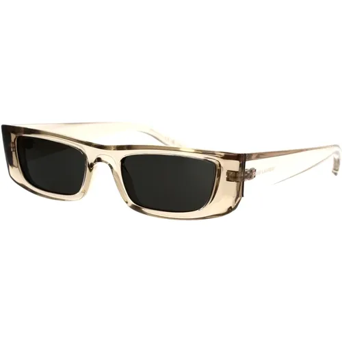 Bold Rectangular Sunglasses SL 553 005 , unisex, Sizes: 52 MM - Saint Laurent - Modalova