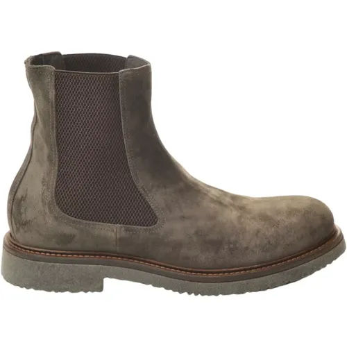 Suede Ankle Boots Stylish Comfort , male, Sizes: 10 UK, 11 UK, 9 UK, 7 UK - Hundred100 - Modalova