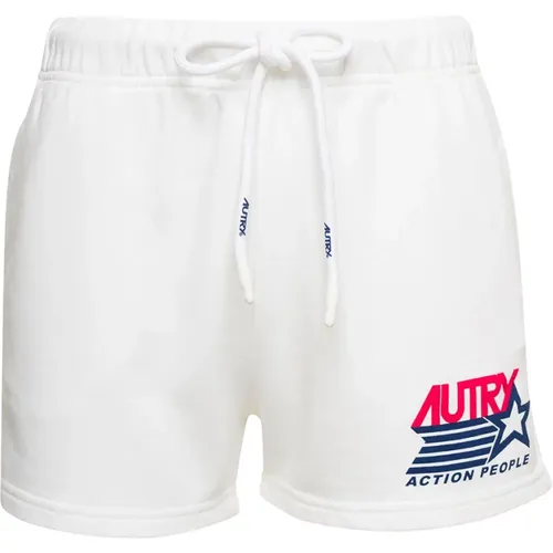 Weiße Kurze Shorts , Damen, Größe: S - Autry - Modalova
