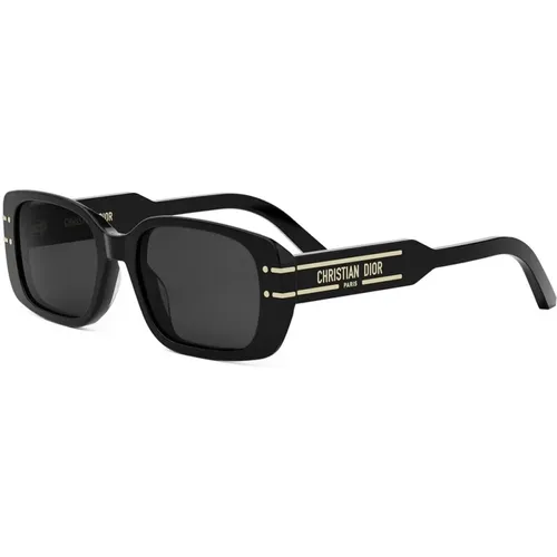 Signatur Sonnenbrille Schwarz Grau Acetat - Dior - Modalova