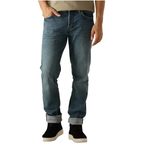 Slim Fit Jeans The Ryan Blau , Herren, Größe: W28 - Pure Path - Modalova