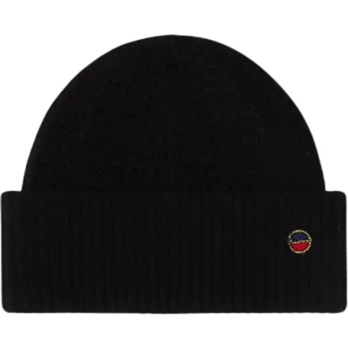 Strukturierter Wollmischung Beanie , Damen, Größe: ONE Size - Busnel - Modalova