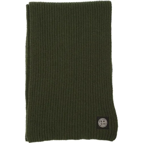 Wool Scarf for Men , unisex, Sizes: ONE SIZE - Stone Island - Modalova