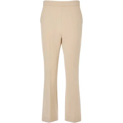 High Waist Wool Flare Pants , female, Sizes: 2XS - Max Mara - Modalova