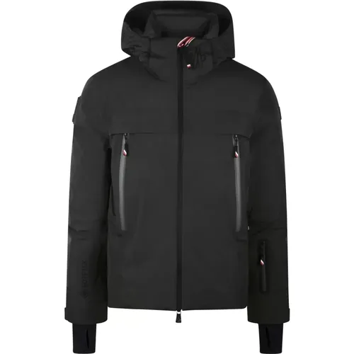 Technische Stoff Kapuzenjacke mit Recco® Technologie - Moncler - Modalova