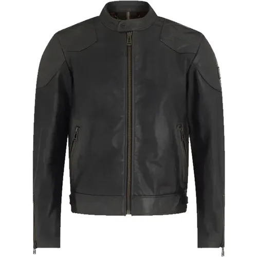 Legacy Outlaw Waxed Leather Jacket , male, Sizes: 3XL, 2XL - Belstaff - Modalova