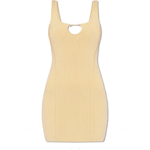 ‘Sierra’ ribbed dress , female, Sizes: S - Jacquemus - Modalova