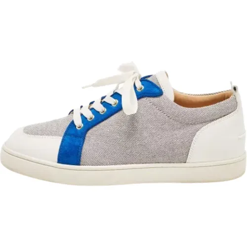 Pre-owned Stoff sneakers - Christian Louboutin Pre-owned - Modalova