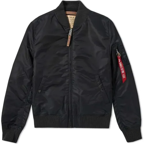 Bomber Jackets , male, Sizes: M, L, XL - alpha industries - Modalova