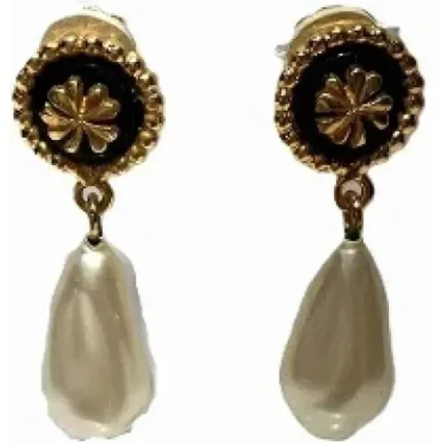 Pre-owned Plastic earrings , female, Sizes: ONE SIZE - Chanel Vintage - Modalova