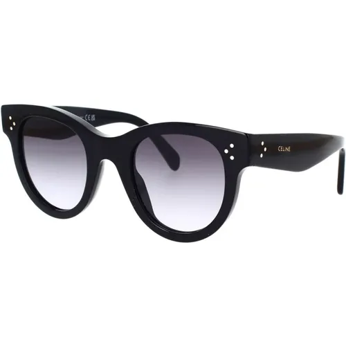 Round Sunglasses Frame Grey Lenses , female, Sizes: 48 MM - Celine - Modalova