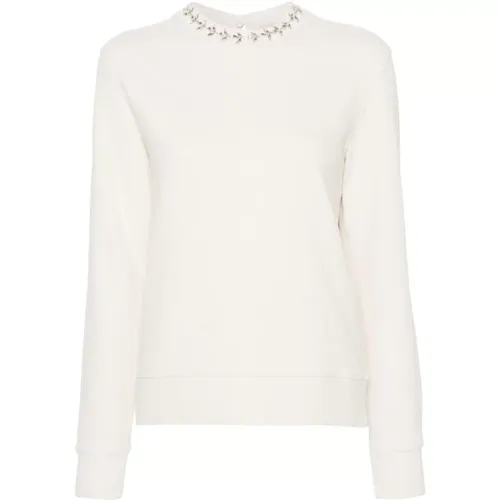 Sweater with Crystal Embellishment , female, Sizes: M - Golden Goose - Modalova