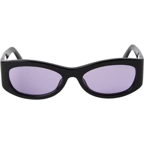 Retro Oval Sonnenbrille Damen 90er Stil , Damen, Größe: 57 MM - Ambush - Modalova