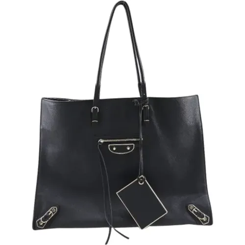 Pre-owned Leather totes , female, Sizes: ONE SIZE - Balenciaga Vintage - Modalova