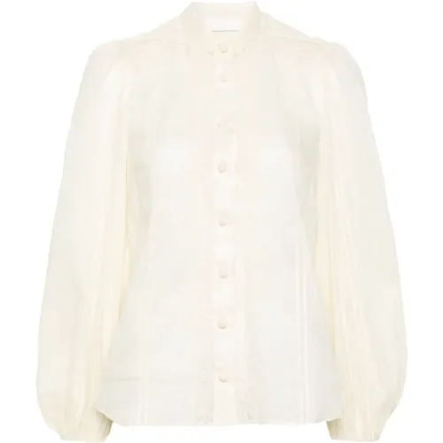 Trim Shirt for Stylish Look , female, Sizes: XS, L, M, S, 2XS - Zimmermann - Modalova