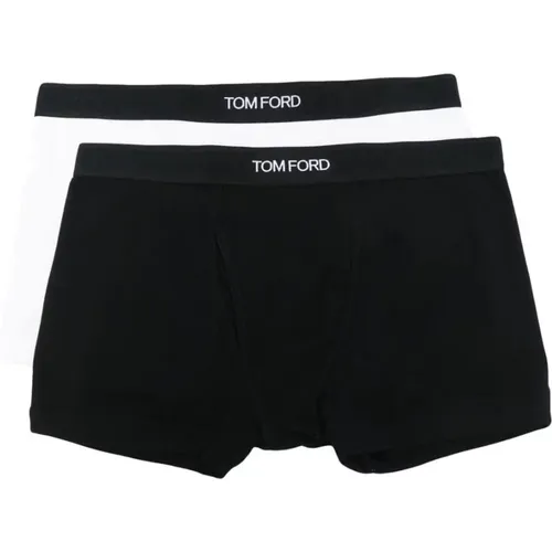 Baumwoll-Stretch-Boxershorts - Verschiedene Farben , Herren, Größe: L - Tom Ford - Modalova