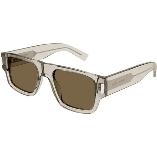 Brown Sunglasses SL 659 , unisex, Sizes: 55 MM - Saint Laurent - Modalova