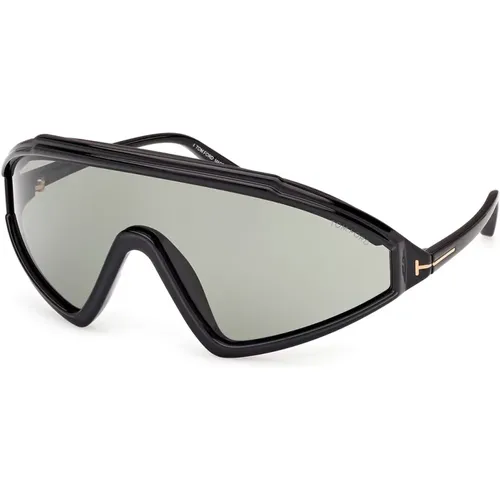 Classic Mask Style Sunglasses , unisex, Sizes: ONE SIZE - Tom Ford - Modalova