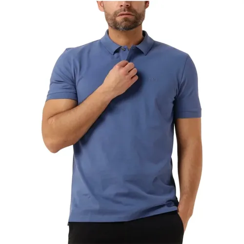 Herren Polo T-Shirts Pallas Blau,Polo Hemd,Klassisches Poloshirt - Hugo Boss - Modalova