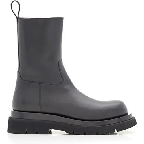 Stylish Leather Boots for Women , male, Sizes: 10 UK, 6 UK - Bottega Veneta - Modalova