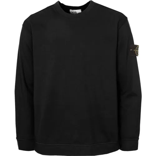 Leichtes Sweatshirt mit Rundhalsausschnitt - Stone Island - Modalova