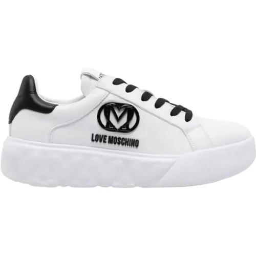 Damen Low-Top Sneakers , Damen, Größe: 37 EU - Love Moschino - Modalova