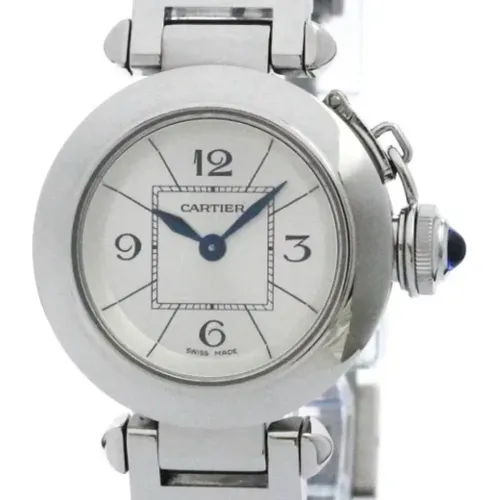 Pre-owned Stainless Steel watches , female, Sizes: ONE SIZE - Cartier Vintage - Modalova