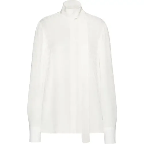 Damenbekleidung Shirts Weiß Aw23 - Valentino Garavani - Modalova