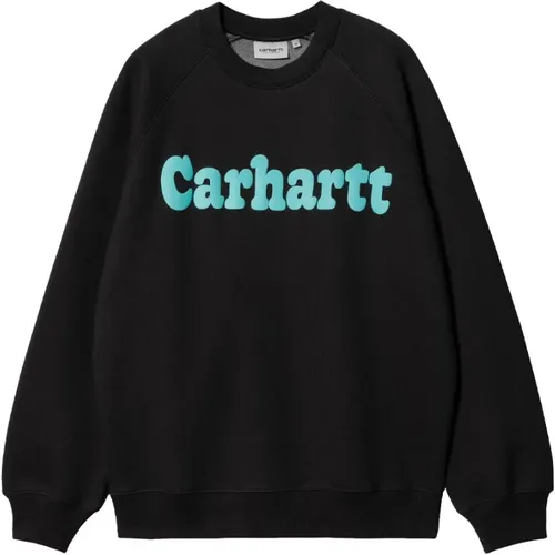 Gemütlicher und Stylischer Bubbles Sweatshirt , Herren, Größe: M - Carhartt WIP - Modalova